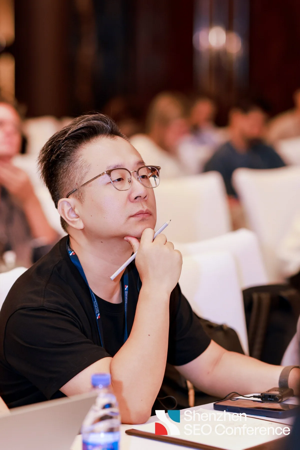 Hommer Zhao, founder and general manager, at the Shenzhen SEO Conference